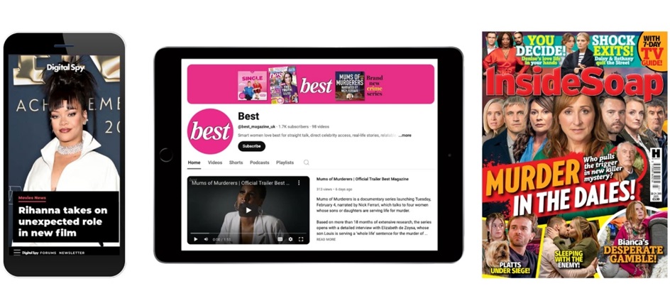 Hearst UK partners with tpf to power creative solutions for its entertainment portfolio